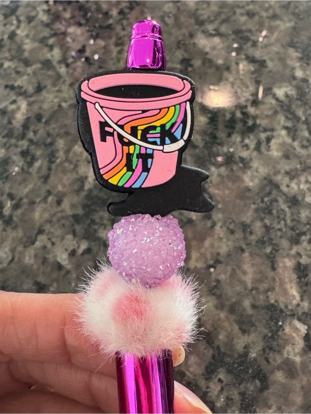 Bucket list funny bag charm and pen - Picture 10 of 10